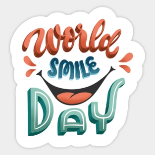 world smile day Sticker